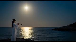 “Moonlit Flute Harmony | Peaceful Night Music by the Ocean (4K)”