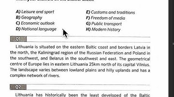 MULTILEVEL READING, PART 3,  EXERCISE 21