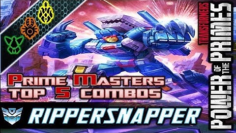 Rippersnapper Top 5 Prime Master Combos // Transformers Power of the Primes