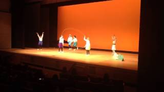 こども保育学科　平成２８年度　卒業制作発表会　ダブルダッチ