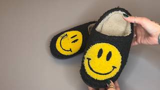 Honest Review Of Smiley Face Slippers Super Soft Warm Unisex screenshot 2