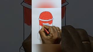Letter box drawing step by step/#artwithartistmiltondanda/#youtubeshorts/#short