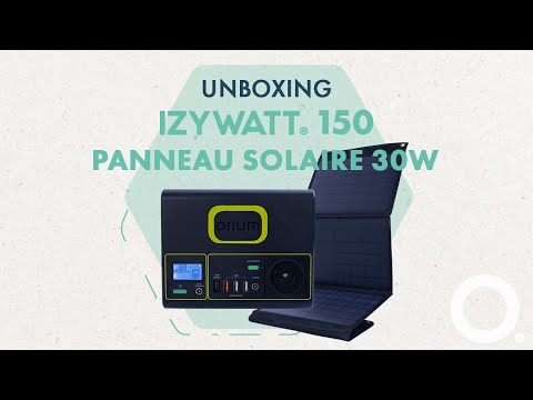 Station d'énergie portative IZYWATT 288 + Panneau Solaire 30W