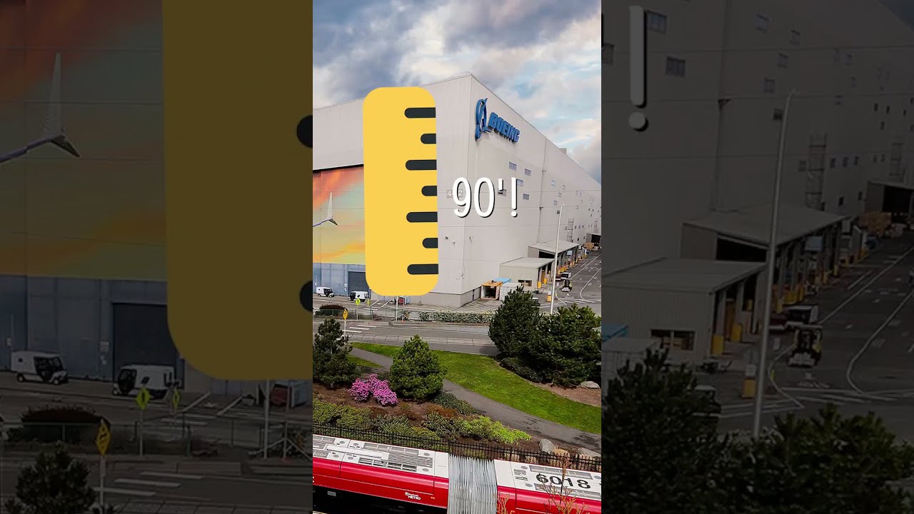 A Peek Inside The Gigantic Boeing Factory