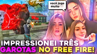 ELAS FICARAM LOUCAS COM MINHA JOGABILIDADE NO FREE FIRE 😍🔥 - CS RANKED COM ALEATÓRIOS