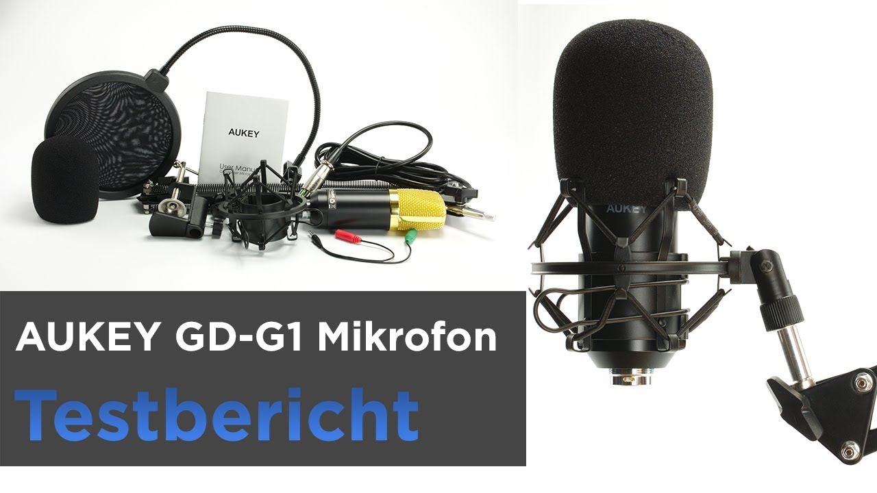 Update AUKEY - Preiswertes Kondensator-Mikrofon Set(GD-G1) im Test - Mit Testaufnahmen