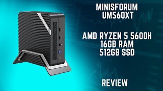 【美品】MINISFORUM UM560XT/Ryzen 5 5600H MINISFORUM、「Ryzen 5 5600H」を搭載したミニPC「UM560XT