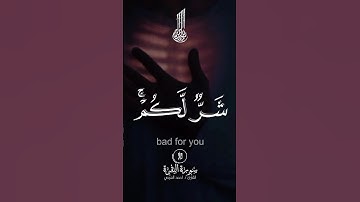 آيات من القرآن الكريم 💞 سورة البقره 💞 الآية  216