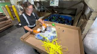 Sorting Plastics - Final Recycle Room