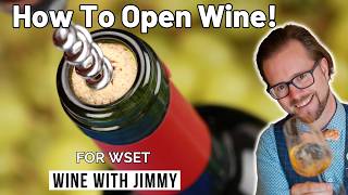 How to open a bottle of wine! (for WSET) by Wine With Jimmy 1,363 views 1 month ago 12 minutes, 36 seconds