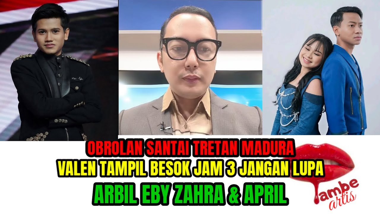 LIVE NEW‼️VALEN TAMPIL BESOK JAM 3 SORE JANGAN LUPA, ARBIL EBY ZAHRA DAN APRIL!!