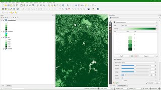 calculate ndvi from sentinel 2 and reclassify in qgis