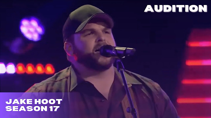 Jake Hoot: "When It Rains It Pours" (The Voice Season 17 Blind Audition)