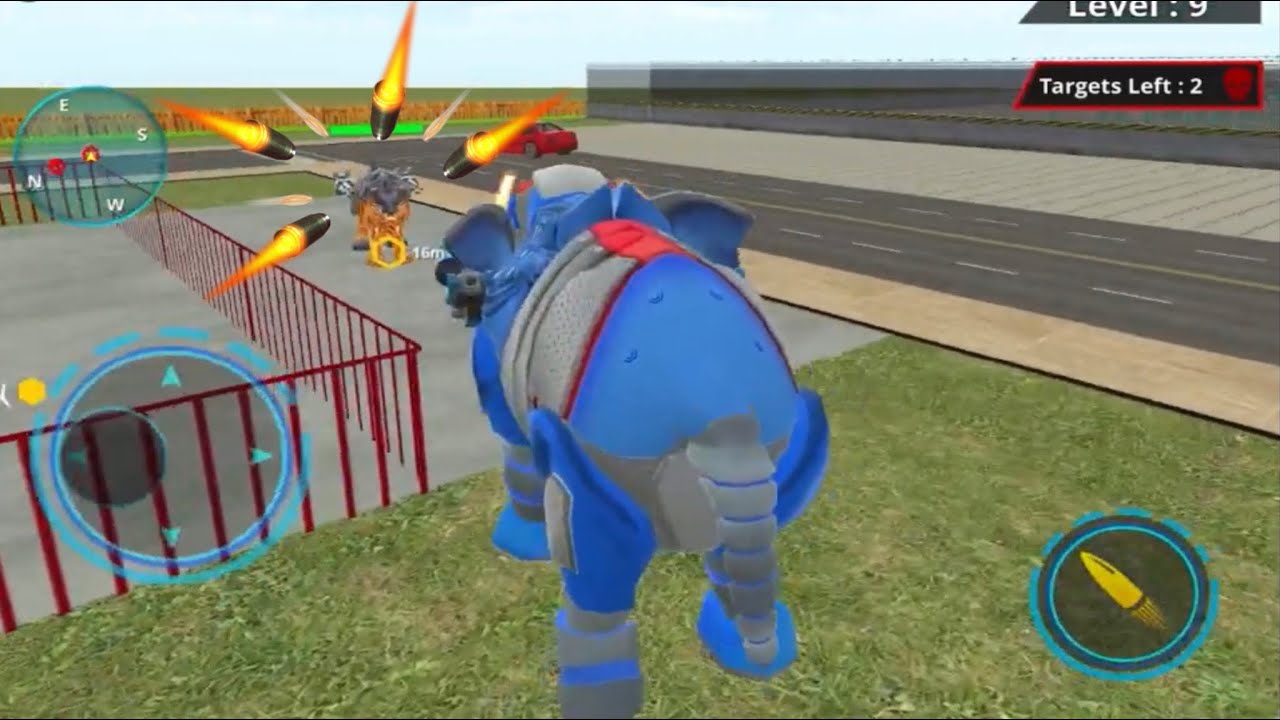 DEFENSE THE CITY WITH ROBOT ELEPHANT!!   |   POLICE ELEPHANT ROBOT SIMULATOR