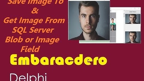 046-Save Image To & Get Image From SQL Server Blob or Image Field Delphi بالعربي