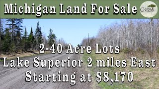 Michigan Land For Sale - Abby Point Baraga Co MI
