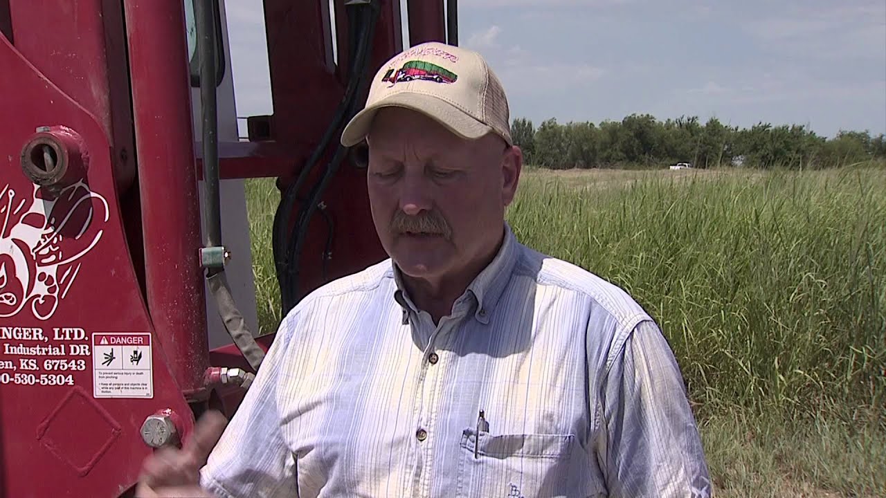 Using the Stinger to Wrap Bales for Storage - Developing a Sustainable Biomass Production System