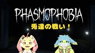 【Phasmophobia】ビビり兎二人でいく幽霊調査【ゲスト：煤丸そーだ】