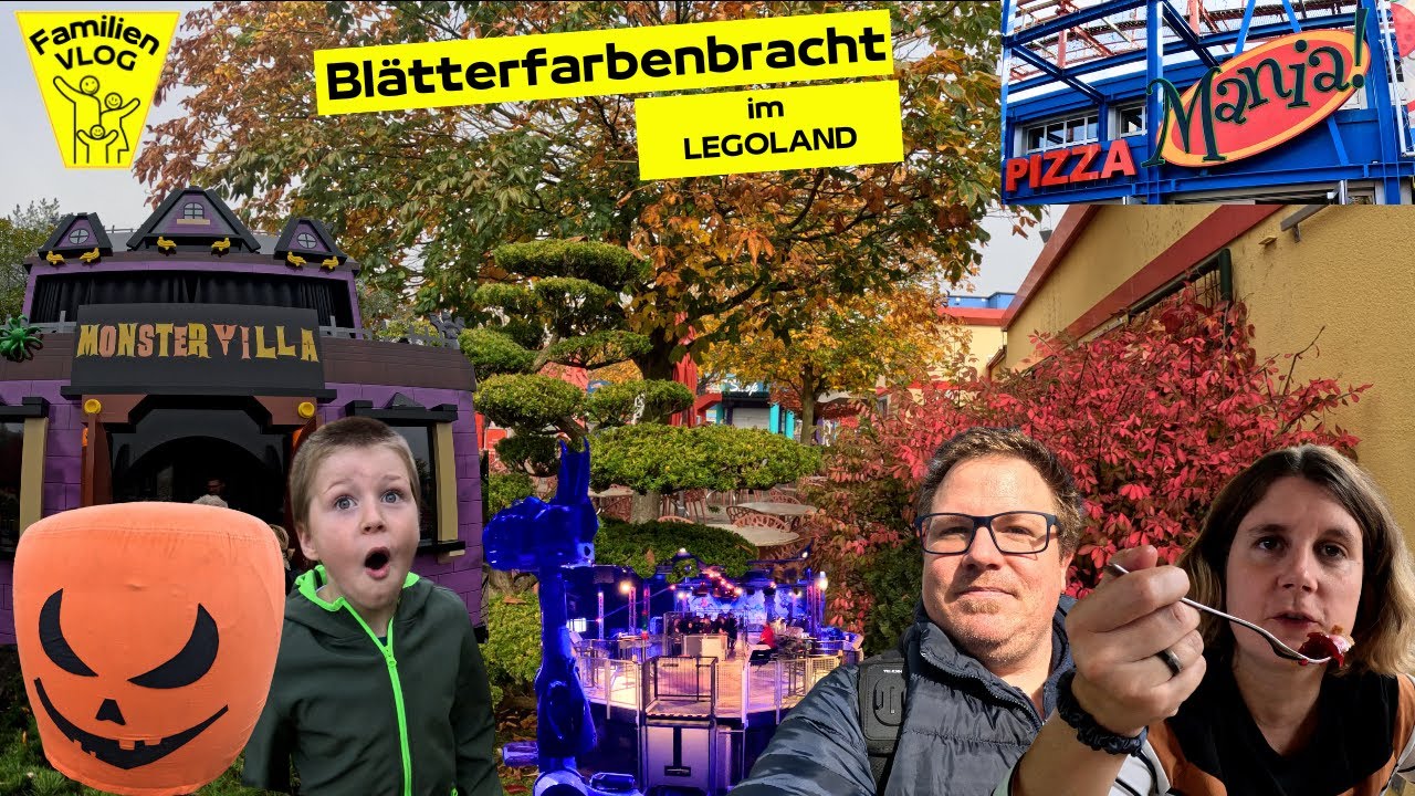 Oh die schöne Blätterfarbenpracht :-) - Ein Herbstbesuch im Legoland | XXL Familien VLOG #55