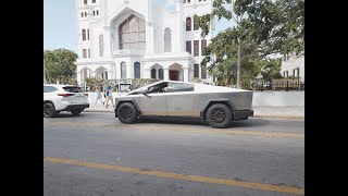 1st cyber Truck In Key West - CLOSE UP