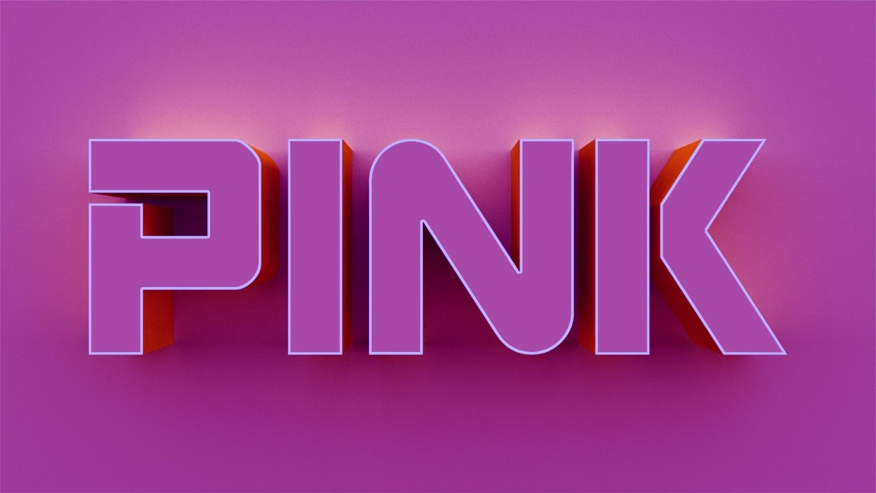 classic 3d text effect tutorial