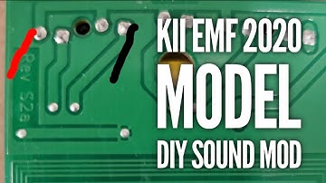 How to add sound to a KII METER K2 EMF