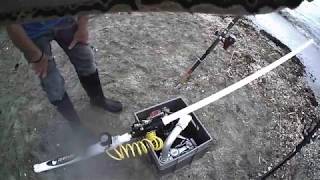 Paul using the small barrel Bait Launcher screenshot 5