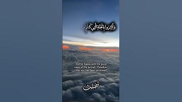 Promise of Paradise | Surah Fussilat 30-32 | تلاوة مؤثرة من سورة فصلت