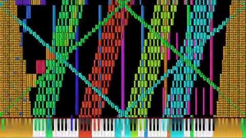 [Black MIDI] Tetris Theme C 64.56 Million Notes