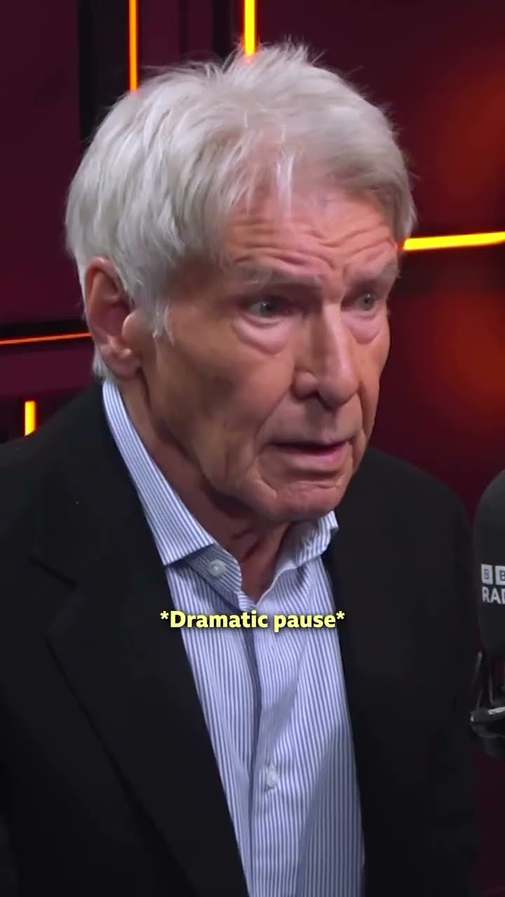 Harrison Ford starts off an interview with Scott Mills in the most chilled way possible