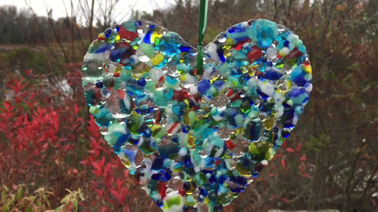 Fused glass dots Suncatcher - Fused Glass Projects, Ideas And Techniques