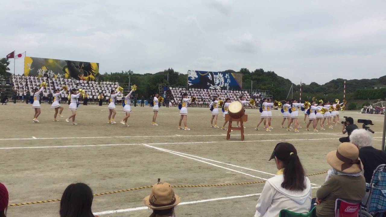 平成28年度中間高校体育祭黄ブロック応援合戦