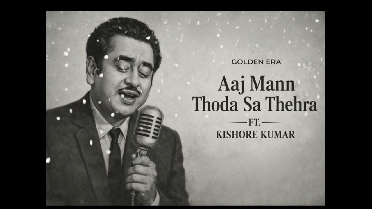 Aaj Mann Thoda Sa Thehra | Golden Era Tribute | Kishore Kumar Inspired