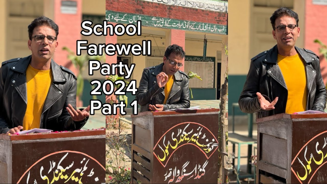 Part 1 || School Farewell Party 2024 || vlog - YouTube