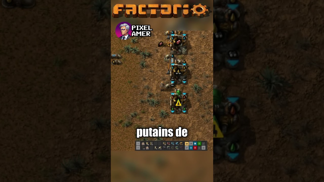 Factorio : Ce dégénéré à besoin de tout détruire 5/10