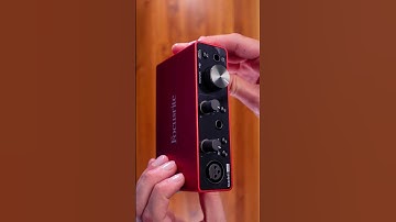 Melhor interface de áudio CUSTO BENEFÍCIO! 🔥🤘🏻 #shorts #focusrite