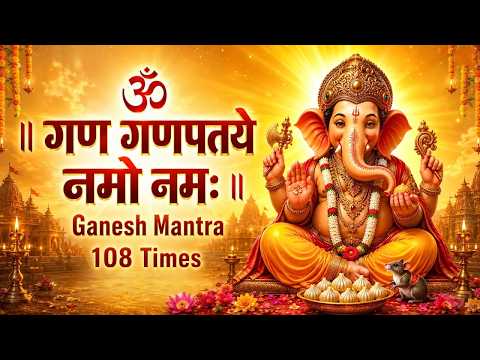 Ganesh Mantra 108 Times | Om Gan Ganpataye Namo Namah | गणेश मंत्र | Ganesh Mantra 2026