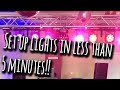 DJ & lighting tips | Instant light show!! | Vlog