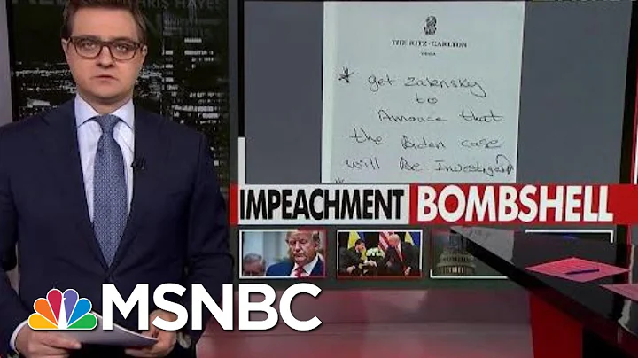 House Releases Incredibly Incriminating Trove Of Documents From Lev Parnas | All In | MSNBC