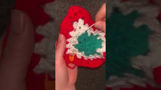 Christmas crochet advent calendar Day 3/24 ✨stocking✨ #crochet #christmas