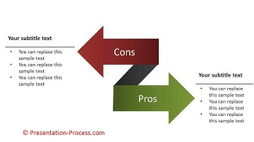 How to Create Pros and Cons with Arrows: PowerPoint Diagram Series