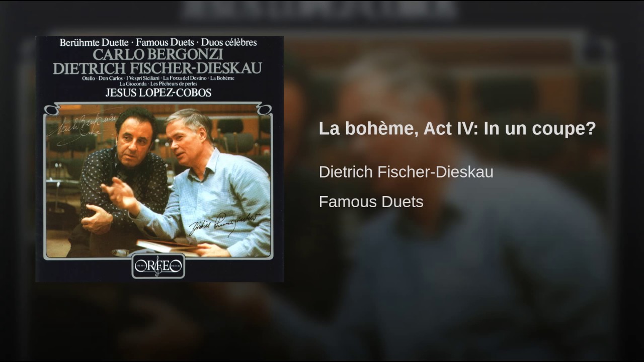 La bohème, Act IV: In un coupe?