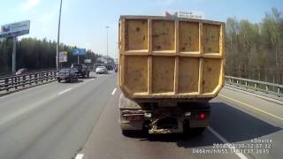 SHOCKING Volvo XC70 accident on highway in RUSSIA! аварии