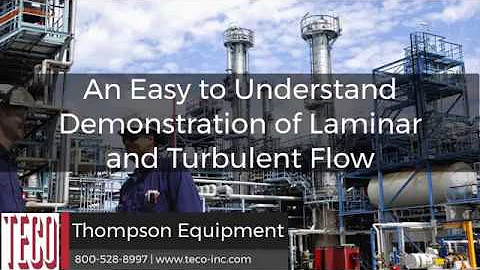 An Easy Way to Understand Laminar Flow vs. Turbulent Flow