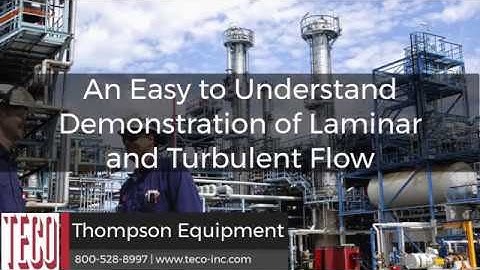 An Easy Way to Understand Laminar Flow vs. Turbulent Flow