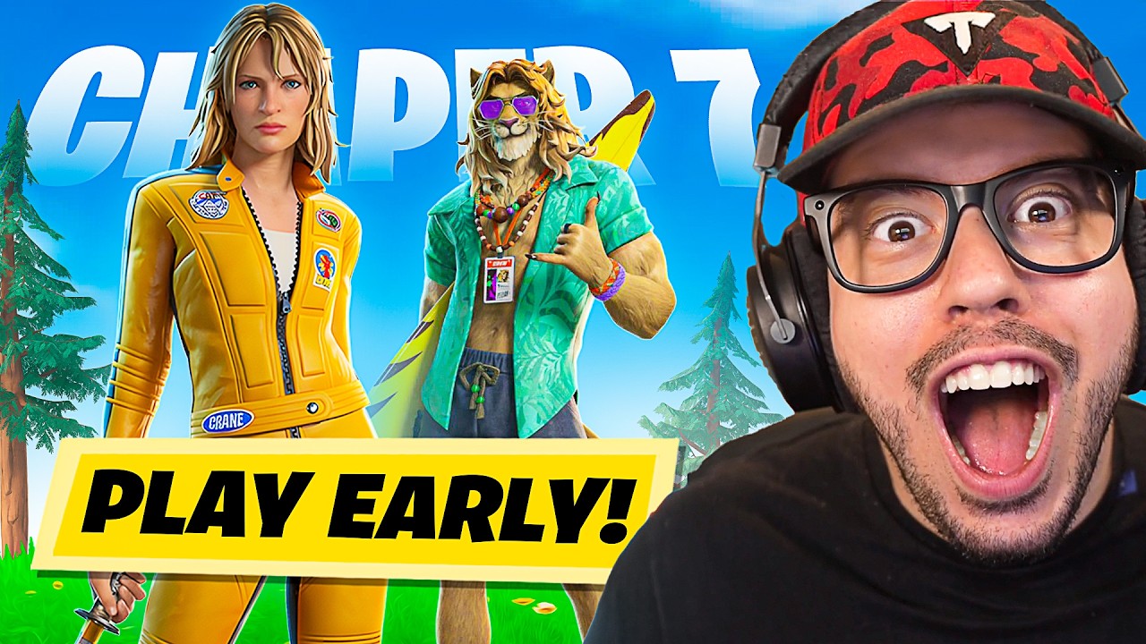 I Played Fortnite *CHAPTER 7* EARLY!