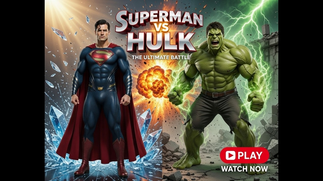 Superman VS Hulk Ultimate Battle Challenge | Epic Races & Crazy ...