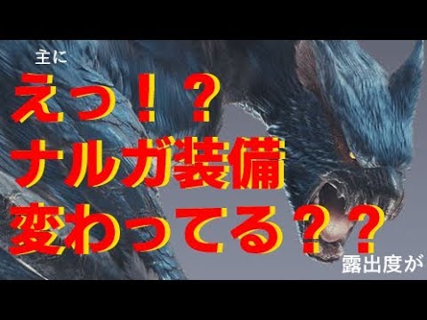 ナルガ装備が変わっただと・・・