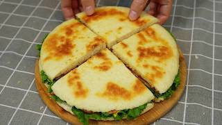 בצק שמרים תורכי וסנדוויץ׳ במחבת