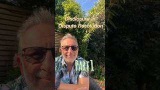 Disclosure in Dispute Resolution | SQE With Dr Schatz